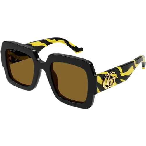 Elegant Sunglasses in Color 004 , female, Sizes: 50 MM - Gucci - Modalova
