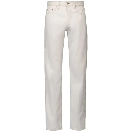 Slim-Fit Weiße Jeans mit Asymmetrischer Tasche , Herren, Größe: W31 - Maison Margiela - Modalova