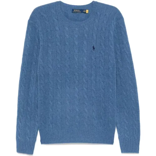 Blaue Pullover , Herren, Größe: XL - Ralph Lauren - Modalova