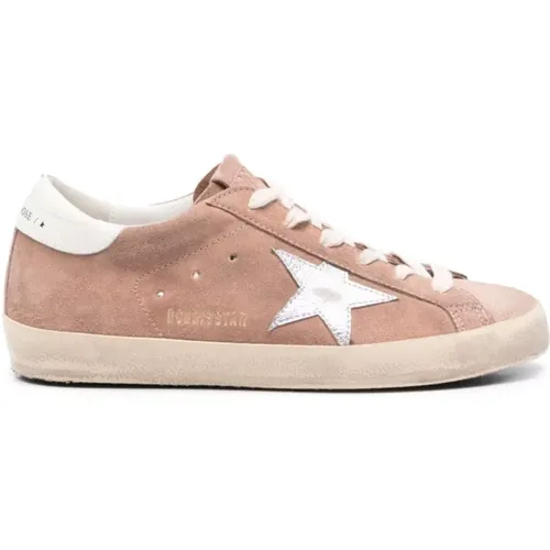 Sneakers, female, , Size: 7 US Blush Star Patch Sneakers - Golden Goose - Modalova