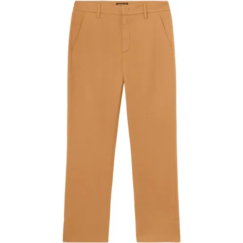 Chinos, female, , Size: W25 Erin Cropped Chino Pants - Dondup - Modalova