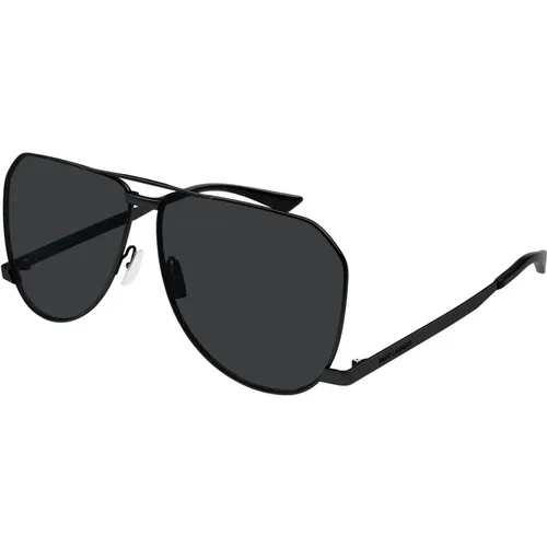 SL 690 Dust Sonnenbrille Schwarz , Herren, Größe: 61 MM - Saint Laurent - Modalova