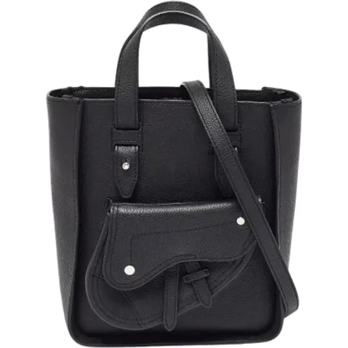 Pre-owned Tote Bags, male, , Size: ONE SIZE Pre-owned Leather totes - Dior Vintage - Modalova