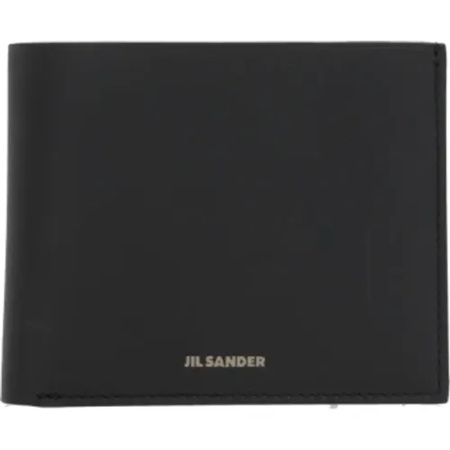 Wallets & Cardholders, male, , Size: ONE SIZE Leather Billfold Wallet - Jil Sander - Modalova