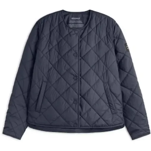 Winter Jackets, female, , Size: XS Navy Musa Jacket - Ecoalf - Modalova