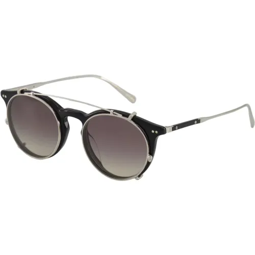 Sunglasses, unisex, , Size: ONE SIZE Eduardo Sunglasses Brushed Silver - Oliver Peoples - Modalova