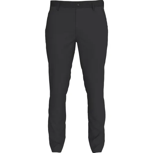 Slim Soft Trousers Straight Leg , male, Sizes: S, L - Calvin Klein - Modalova