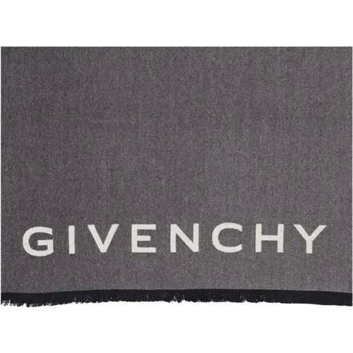 Scarves, unisex, , Size: ONE SIZE Bicolor Wool Scarf Fall-Winter 2024 - Givenchy - Modalova