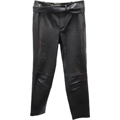 Pre-owned Leather bottoms , female, Sizes: M - Saint Laurent Vintage - Modalova