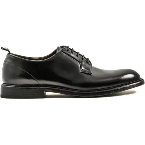Schwarze Derby Flache Schuhe , Herren, Größe: 40 EU - Green George - Modalova