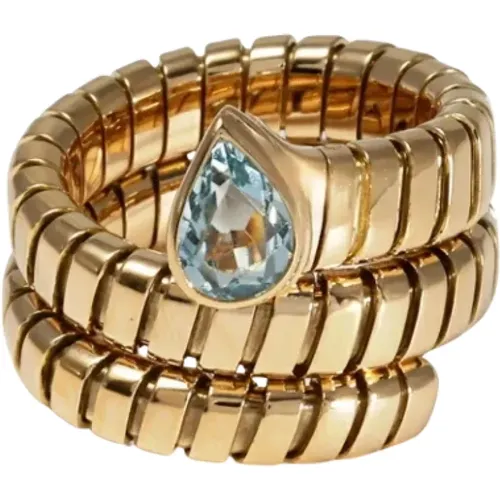 Pre-owned Jewellery, female, , Size: ONE SIZE Pre-owned Gold rings - Bvlgari Vintage - Modalova