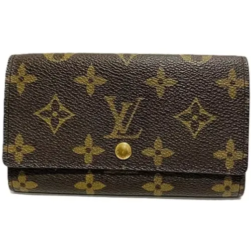 Pre-owned Wallets, female, , Size: ONE SIZE Pre-owned Canvas wallets - Louis Vuitton Vintage - Modalova