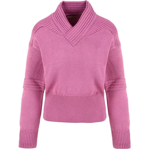 Fuchsia Sweater for Women , female, Sizes: S, XS, M - Akep - Modalova