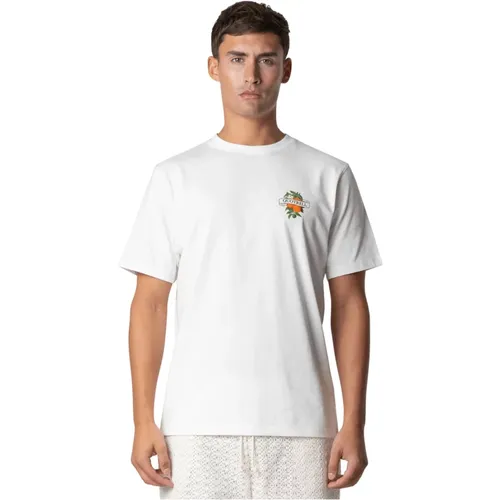 Mineola T-Shirt Men /Black , male, Sizes: XL, 2XL, M, S, L, XS - Quotrell - Modalova