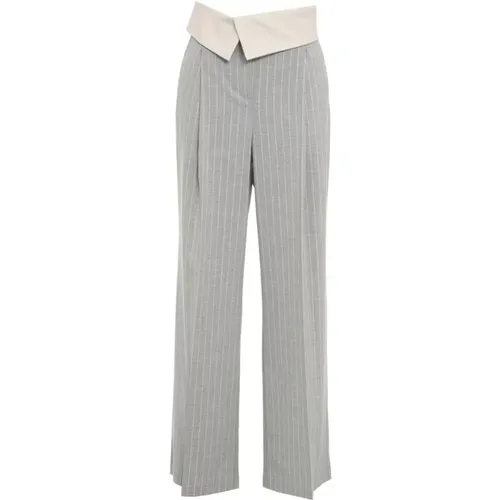 Grey Trousers for Women , female, Sizes: S - Liu Jo - Modalova