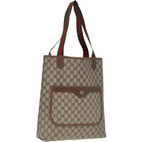 Pre-owned Tote Bags, female, , Size: ONE SIZE Pre-owned Leather gucci-bags - Gucci Vintage - Modalova