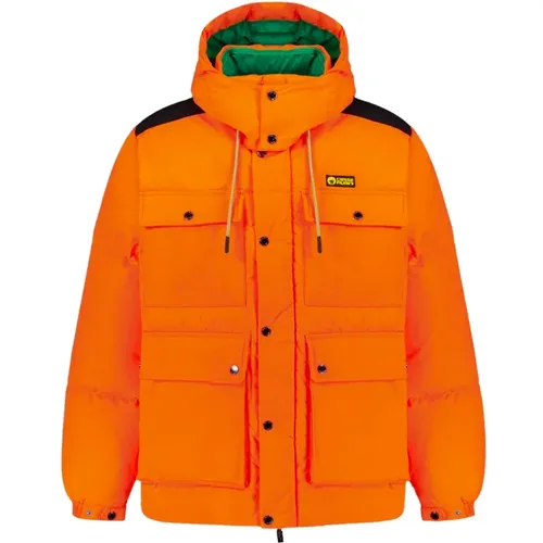 Alaska - Unisex Daunenjacke 4 Taschen MIT Abnehmbarer Kapuze 100% - Ciesse Piumini - Modalova