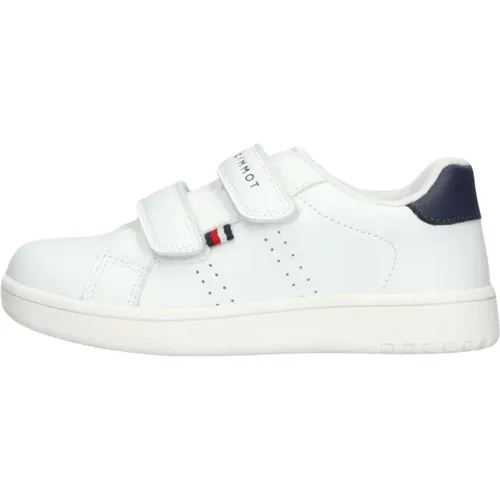 Weiße Niedrige Sneakers Stilvolles Modell - Tommy Hilfiger - Modalova