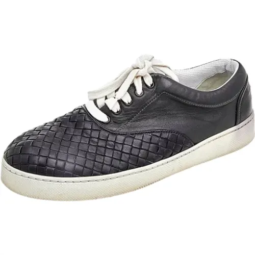 Pre-owned Sneakers, female, , Size: 12 US Pre-owned Leather sneakers - Bottega Veneta Vintage - Modalova