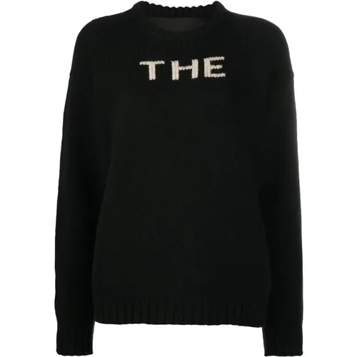 Knit Sweater, Stay Warm and Stylish with Inlay Pullover , female, Sizes: M - Marc Jacobs - Modalova