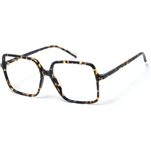 Braun/Havana Optische Brille, vielseitig und stilvoll , Damen, Größe: 55 MM - Gigi Studios - Modalova