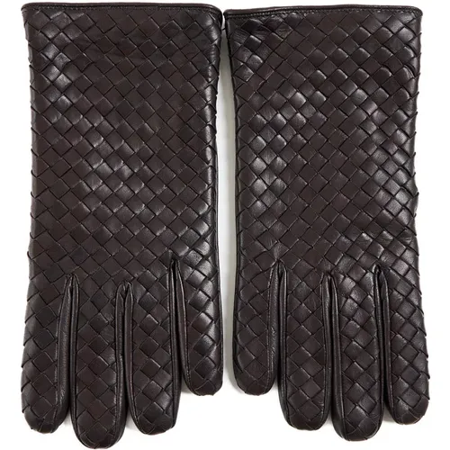 Elegant Leather Gloves , male, Sizes: 8 1/2 IN, 9 IN, 8 IN - Bottega Veneta - Modalova