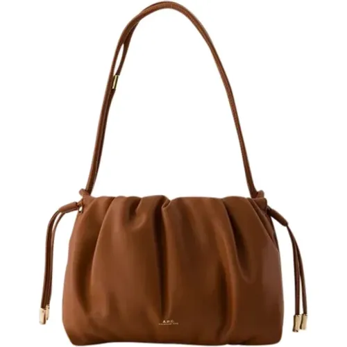 Adjustable Strap Synthetic Leather Shoulder Bag , female, Sizes: ONE SIZE - A.p.c. - Modalova