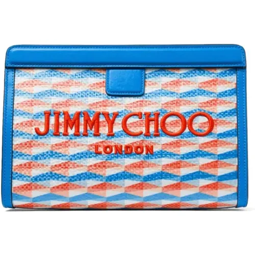 Avenue Taschen Blau Diamantmuster - Jimmy Choo - Modalova