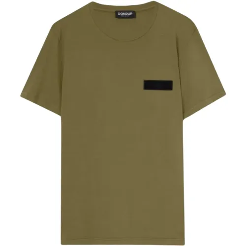 Regular Jersey T-Shirt , male, Sizes: XL - Dondup - Modalova