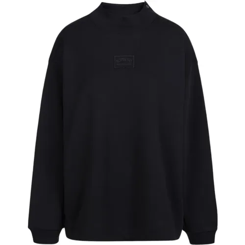 Baumwoll-Sweatshirt mit Logo , Damen, Größe: M - Iceberg - Modalova