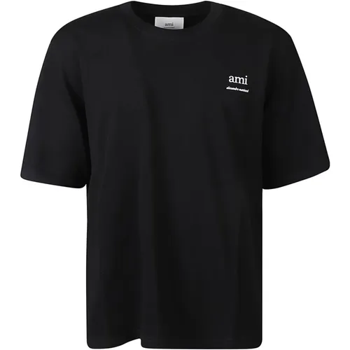 Cotton T-Shirt , male, Sizes: S, L, XS, M, XL - Ami Paris - Modalova