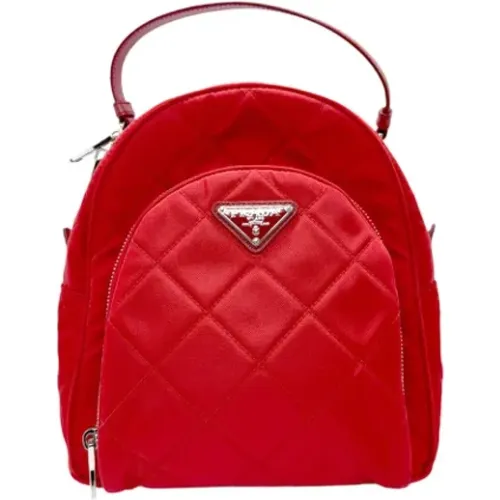 Pre-owned Backpacks, female, , Size: ONE SIZE Pre-owned Nylon prada-bags - Prada Vintage - Modalova