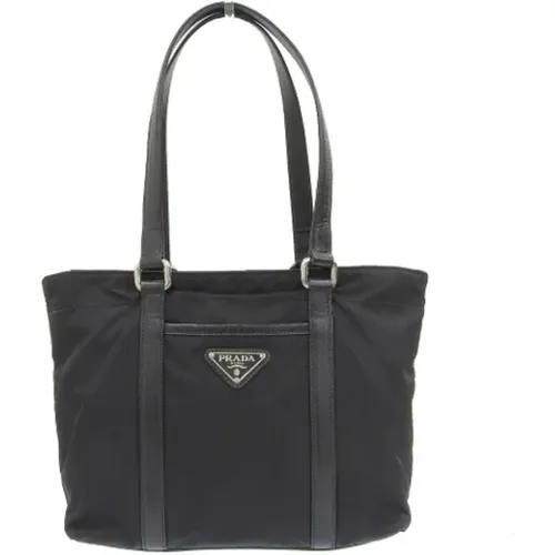 Pre-owned Tote Bags, female, , Size: ONE SIZE Pre-owned Canvas prada-bags - Prada Vintage - Modalova