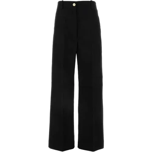 Wide Trousers, female, , Size: XS Stylish Cotton Pant - Patou - Modalova