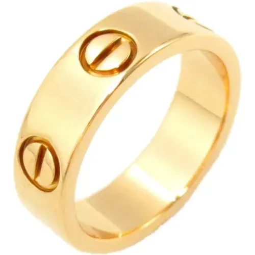 Pre-owned Jewellery, female, , Size: ONE SIZE Pre-owned Rose Gold rings - Cartier Vintage - Modalova