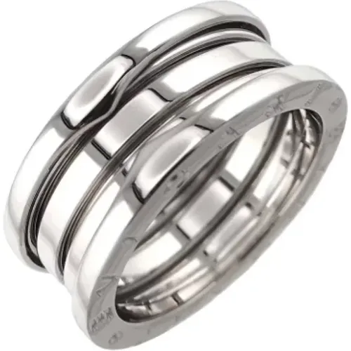 Pre-owned Jewellery, female, , Size: ONE SIZE Pre-owned White Gold rings - Bvlgari Vintage - Modalova