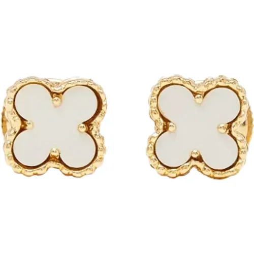 Pre-owned Jewellery, female, , Size: ONE SIZE Pre-owned Metal earrings - Van Cleef & Arpels Pre-owned - Modalova