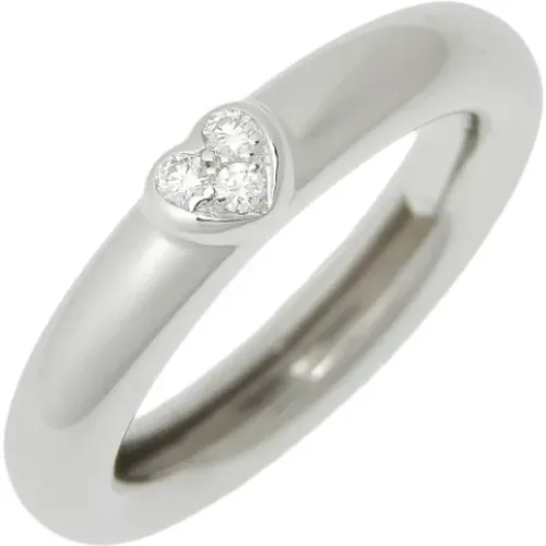 Pre-owned Jewellery, female, , Size: ONE SIZE Pre-owned White Gold rings - Tiffany & Co. Pre-owned - Modalova