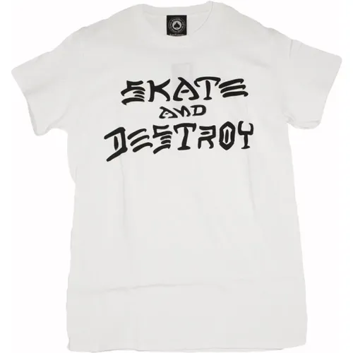 Skate Destroy Grafik T-Shirt - Thrasher - Modalova