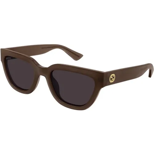 Braun Violette Sonnenbrille Gg1578S 003 - Gucci - Modalova