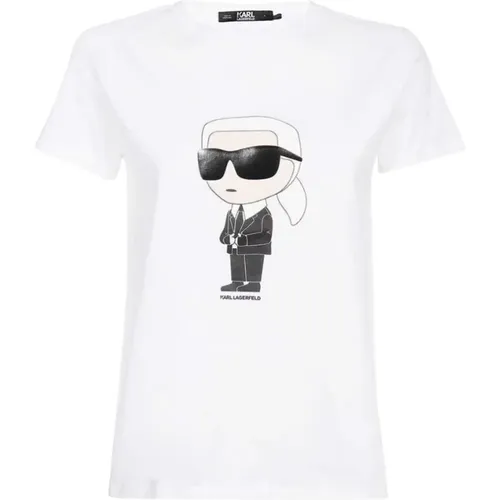 T-Shirt Maxi Print , female, Sizes: XS, M - Karl Lagerfeld - Modalova