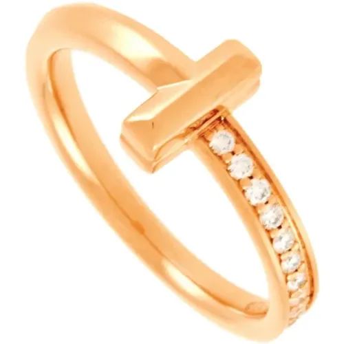 Pre-owned Rose Gold rings , female, Sizes: ONE SIZE - Tiffany & Co. Pre-owned - Modalova