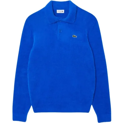 Weicher Strick-Polo-Pullover - Lacoste - Modalova