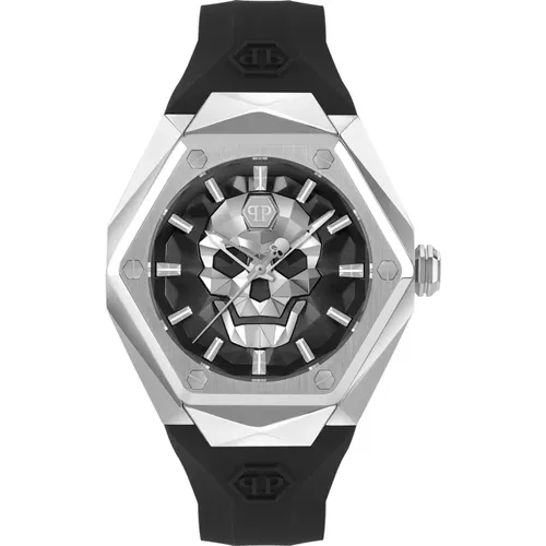 Watches, male, , Size: ONE SIZE Men's Watch The $Kull Spikes - Philipp Plein - Modalova