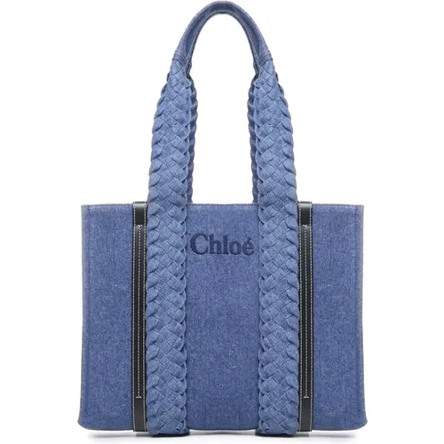 Denim Bags for Women , female, Sizes: ONE SIZE - Chloé - Modalova