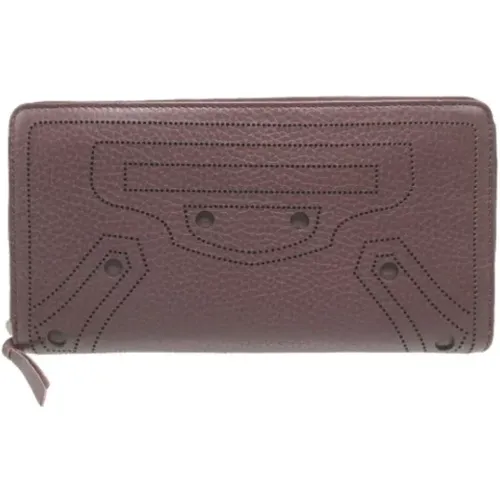 Pre-owned Wallets, female, , Size: ONE SIZE Pre-owned Leather wallets - Balenciaga Vintage - Modalova