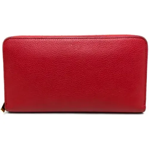 Pre-owned Wallets, female, , Size: ONE SIZE Pre-owned Leather wallets - Celine Vintage - Modalova