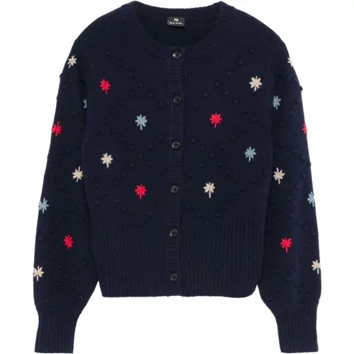 Sweater with Diamond Pattern Embroidery , female, Sizes: XS, S - Paul Smith - Modalova