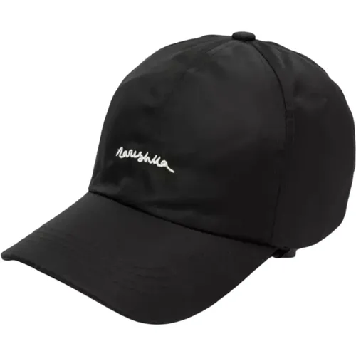 Caps, female, , Size: ONE SIZE Cap with Embroidered Logo - Nanushka - Modalova