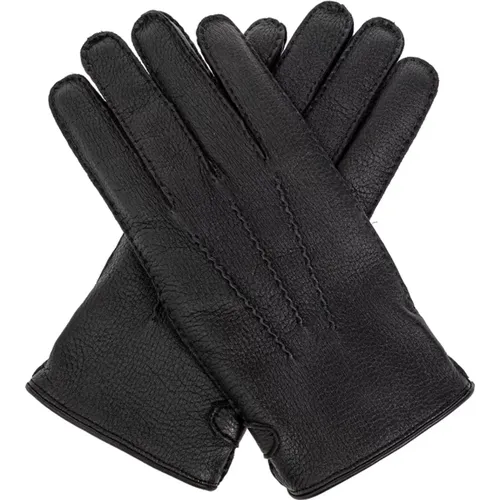 Gloves, male, , Size: 7 1/2 IN Leather gloves - Brioni - Modalova